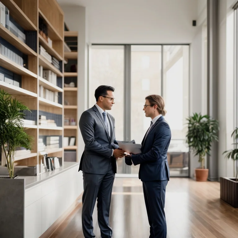 Jurist beim Vertrag prüfen