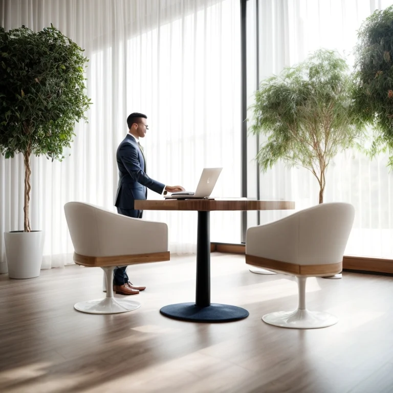 Beratungsszene im Büro